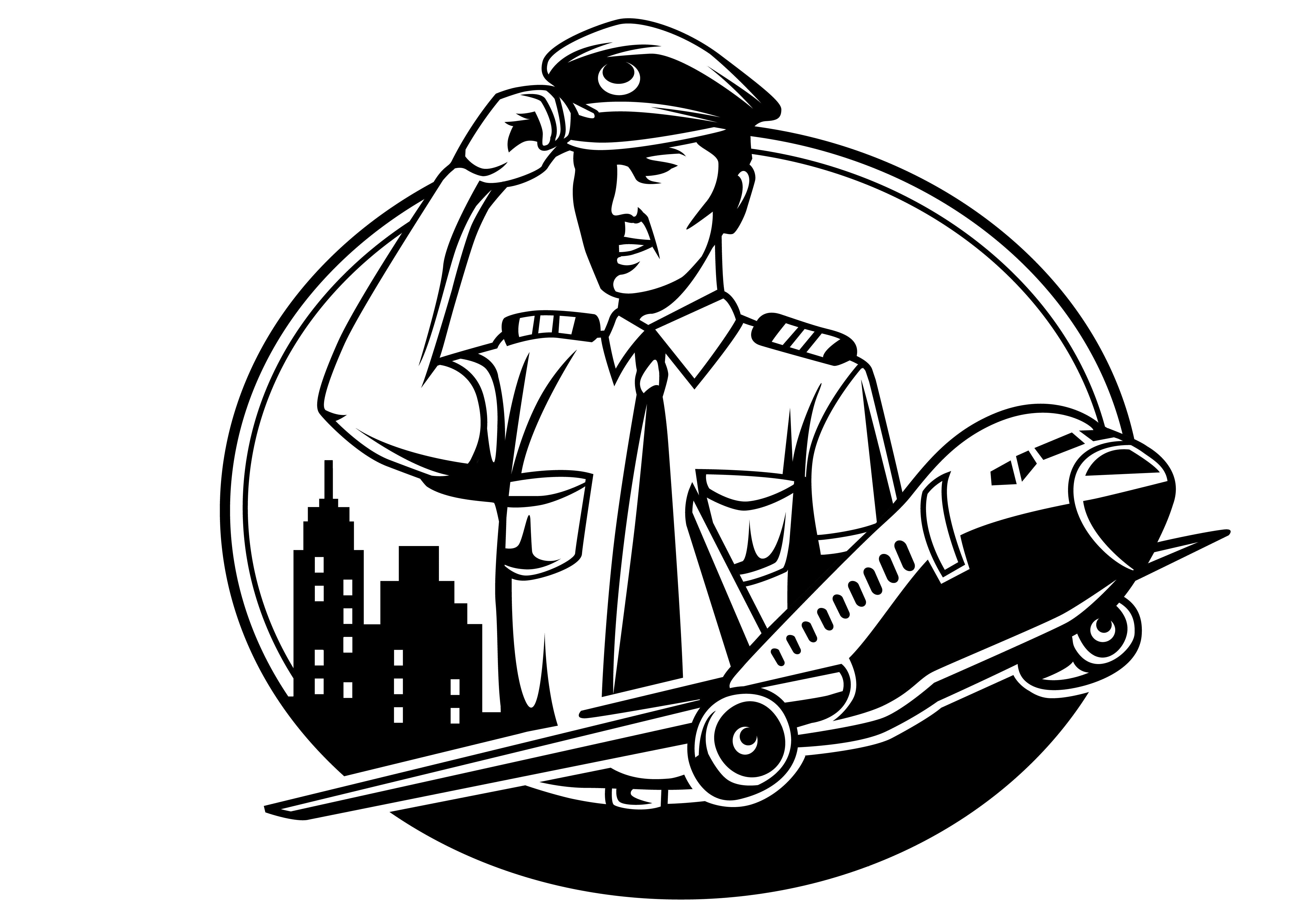 First Officer Jet Sticker Clear Diecut FOSTKRJETCLR-140