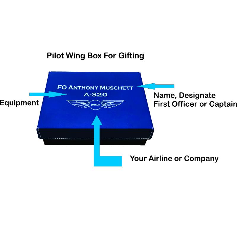 Pilot Message Box Wing Box for Pilot Wing Pinning Ceremony | Air Speed Junkie