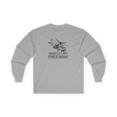 Smells Like Freedom, Long Sleeve Tee Shirt, Choose Your Aircraft