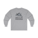 Smells Like Freedom, Long Sleeve Tee Shirt, Choose Your Aircraft