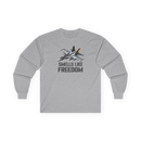 Smells Like Freedom, Long Sleeve Tee Shirt, Choose Your Aircraft