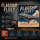 American Airlines Flagship Fleet Vintage Sign