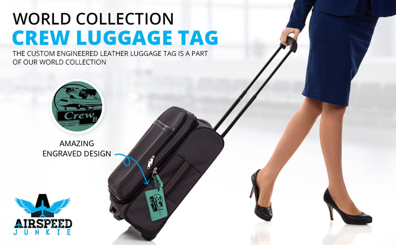 Personalized Leather Custom Luggage Tag Set Leather Travel 