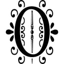 Initial Decal Sticker, Initials, Floral, Monogram, Custom Letters, Clear Stickers