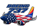 Southwest Freedom One Sticker Airline Decal