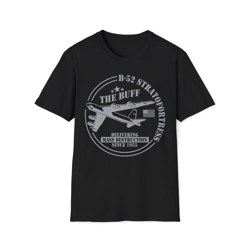 Vintage B-52 Bomber Graphic T-Shirt - Delivering Mass Destruction Since 1955