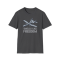 A-10 Smells Like Freedom T-Shirt — Military Aircraft Graphic Tee for Veterans & Aviation Fans