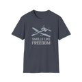 A-10 Smells Like Freedom T-Shirt — Military Aircraft Graphic Tee for Veterans & Aviation Fans