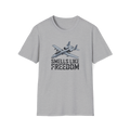 A-10 Thunderbolt aircraft with smells like freedom text