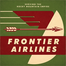 Frontier Airlines Vintage Sign