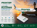 Frontier Airlines A320neo Airplane Model Wilbur Whitetail 1/150 Scale Model by Skymarks