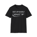 Pilot Tee Shirt , Fly Fast Land Smooth, Aviation Apparel, Shirts for Pilots