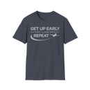 Pilot Tee Shirt , Fly Fast Land Smooth, Aviation Apparel, Shirts for Pilots