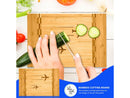 Aviation Cutting Board, Bamboo Jet Aircraft Silhouettes Planes