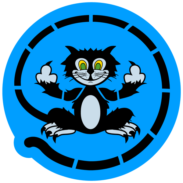 Aviation Cat Giving the Claw