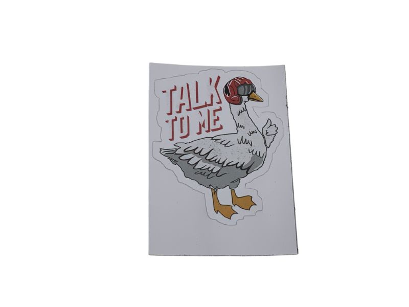 Talk To Me Goose, Sticker | Air Speed Junkie