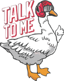 Talk To Me Goose Sticker - Top Gun Aviation Decal