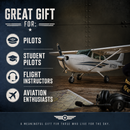 Adversity Introduces a Man to Himself | Pilot Sign | Aviation Wall Art | Pilot Gift | Aviation Decor | Gift for Pilots