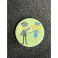 Airline Crew Button Pin