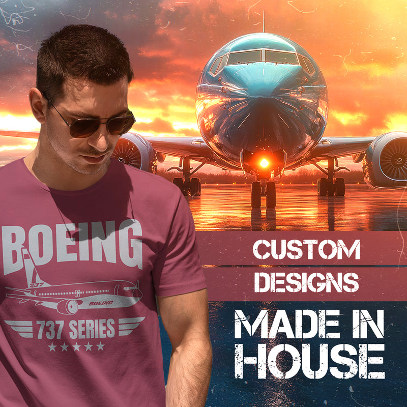 Boeing 737 Series Unisex Softstyle T-Shirt - Perfect for 737 Pilots