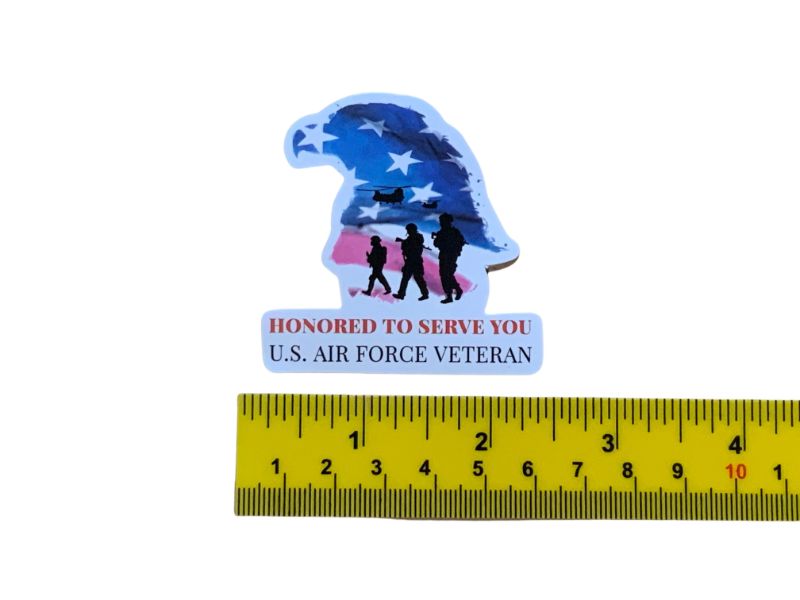Air Force Retired , Set of Three Stickers