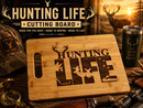 Hunting Life Cutting Board, Deer Hunter Gift, Hunting Enthusiasts