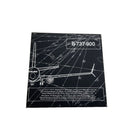 Boeing 737-900 Gift, Leather Aviation Art