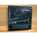 Boeing 737-900 Gift, Leather Aviation Art