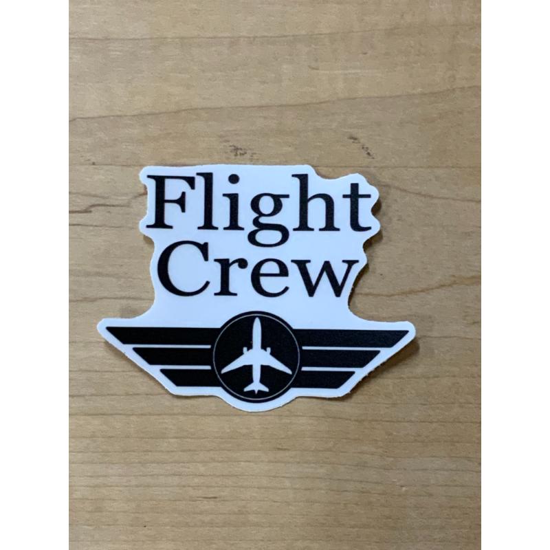 Flightcraft Sticker Flight Crew Sticker, Die Cut, Water Bottle Sticker | Air Speed Junkie