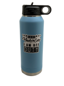 Funny Flight Attendant Sticker, Save Yourselves, I am Off Duty