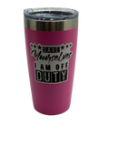 Funny Flight Attendant Sticker, Save Yourselves, I am Off Duty