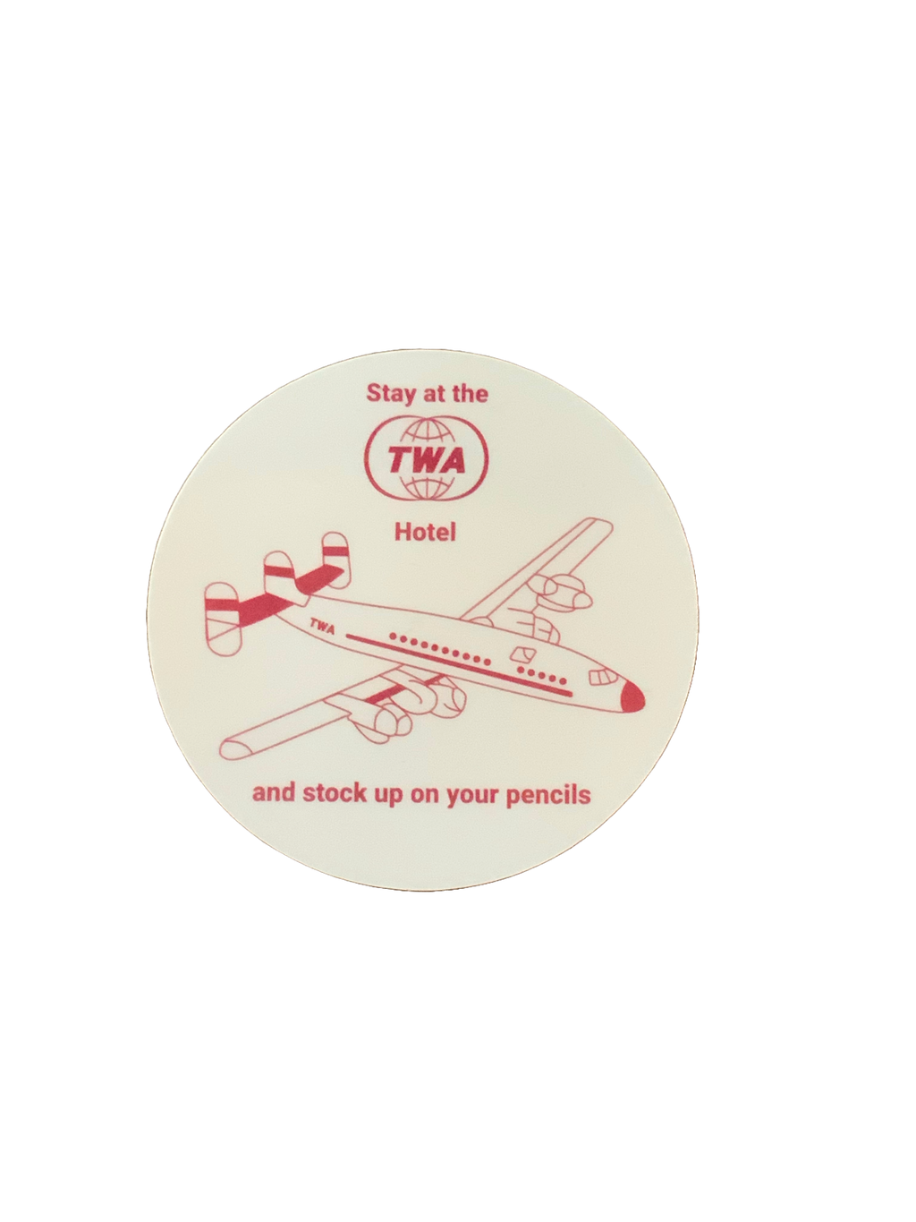 Twa Sticker TWA Hotel Sticker | Air Speed Junkie