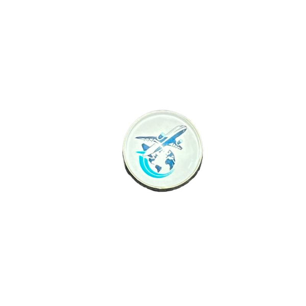 Fly around the world Pin