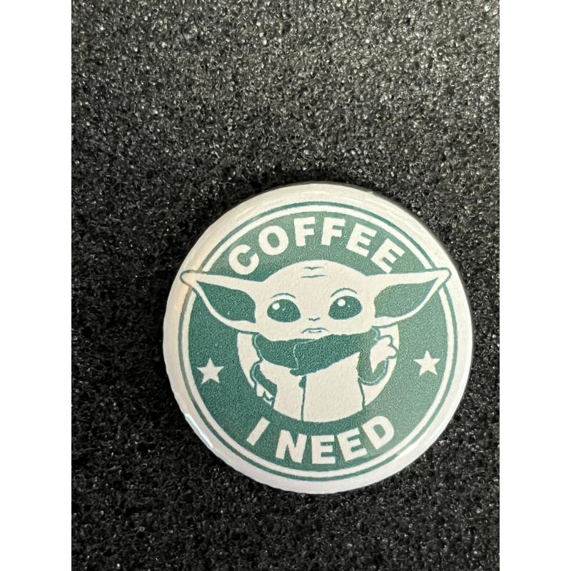 Coffee I Need Button for Flight Attendants