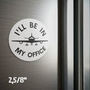 I'll Be In My Office Sticker, Aviation Decal