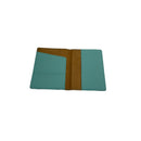 inside the teal passport cover