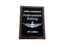 Instrument Rating, Aviation Accomplishment Plaque