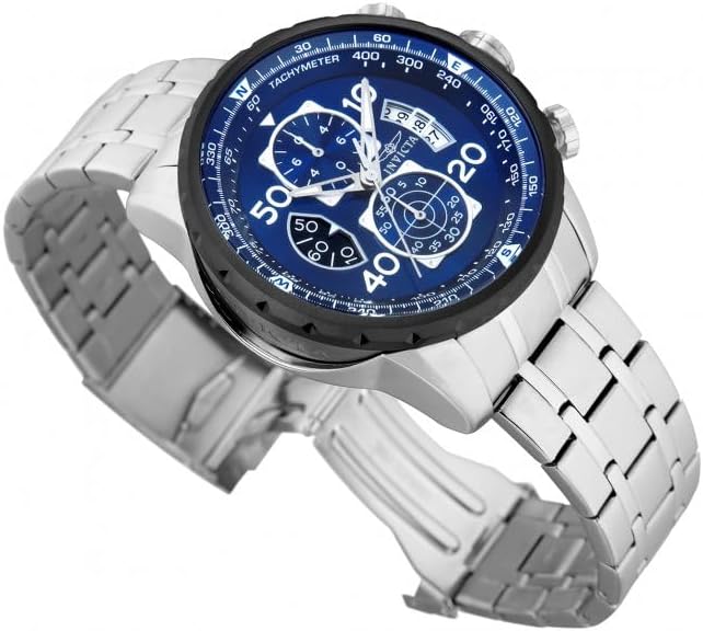 Invicta Aviator Stainless Steel Men's Quartz Watch - 48mm