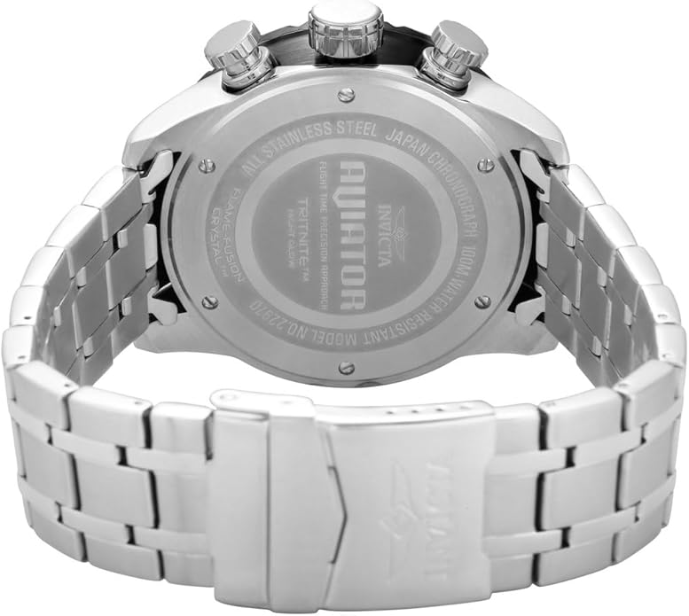 Invicta Aviator Stainless Steel Men's Quartz Watch - 48mm