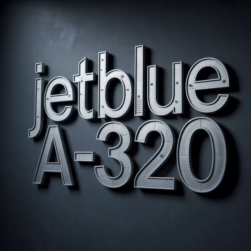 JetBlue A320 Model – SkyMarks 1/150 Scale Airbus A320-200 “Spotlight”