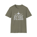 I Love the Smell Of Jet Fuel in the Morning Unisex Softstyle T-Shirt F4 Phantom