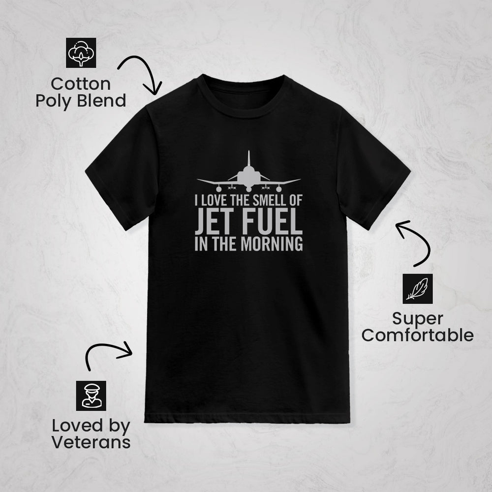 DHPSHOP I Love The Smell Of Jet Fuel F-35 Fighter Jet Graphic T-Shirt, Long Sleeve, Sweatshirt, Hoodie