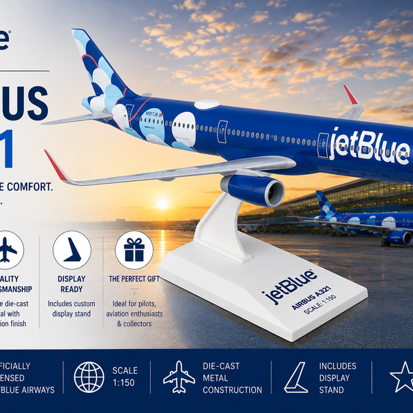 SkyMarks JetBlue Airways A321 Balloons Special Livery Model 1:150