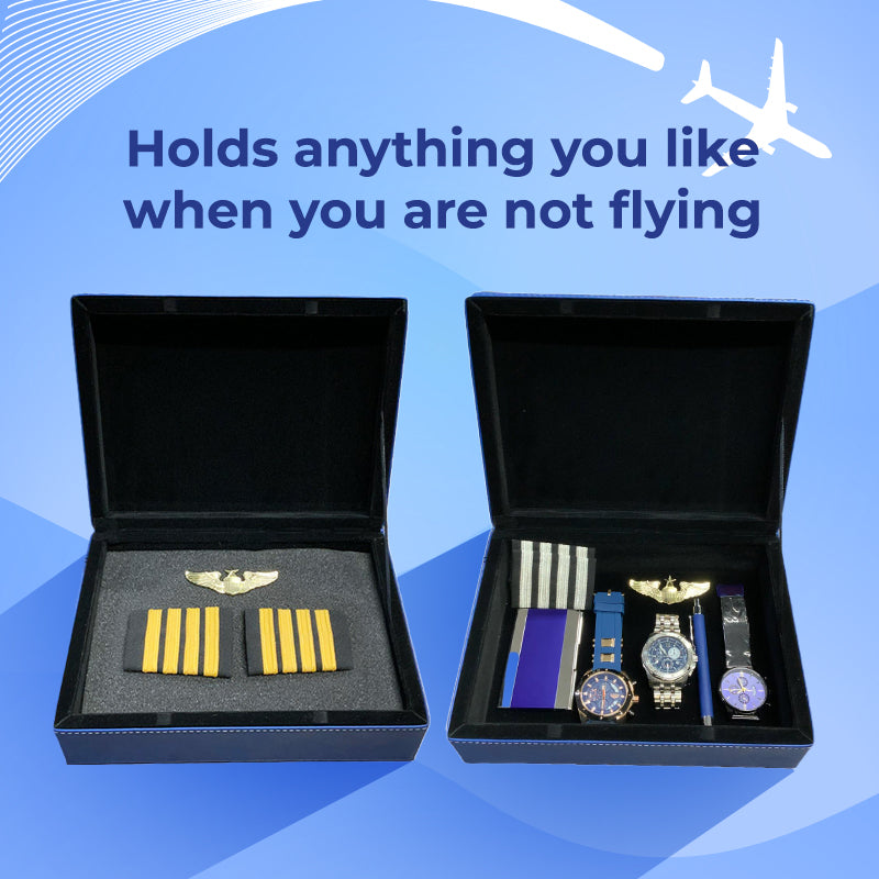 Professional Pilot Keepsake Box Gift, Multifunctional | Air Speed Junkie