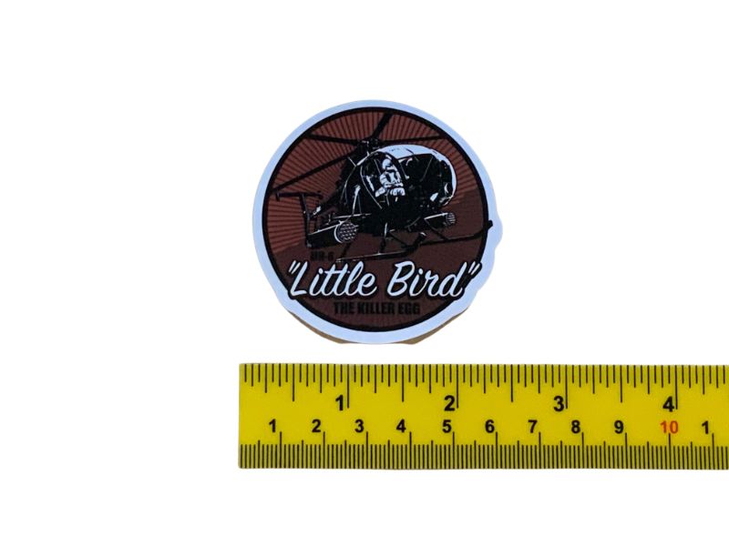 Little Bird, small helicopter sticker