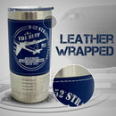 B-52 Stratofortress Cup Leather Wrapped Tumbler