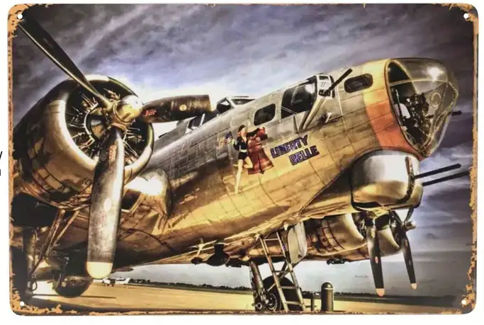 B-17 Vintage Sign