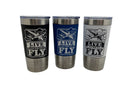 Live To Fly, Silicone Wrapped 20 ounce Aviation Tumbler