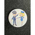 Airline Crew Button Pin