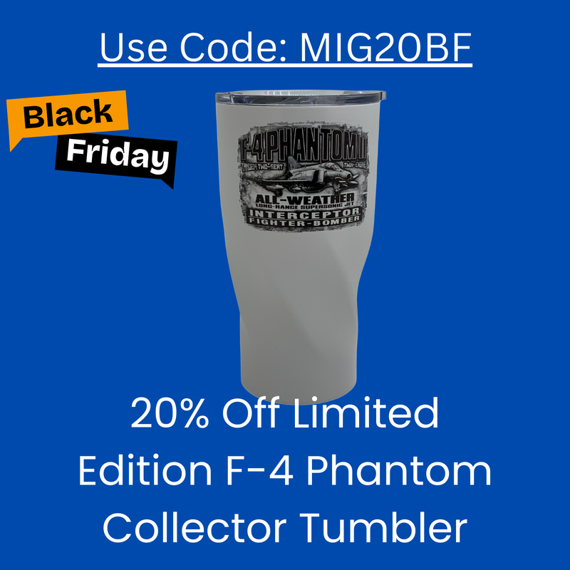 F-4 Phantom All Weather Interceptor Metal Tumbler, Limited Series